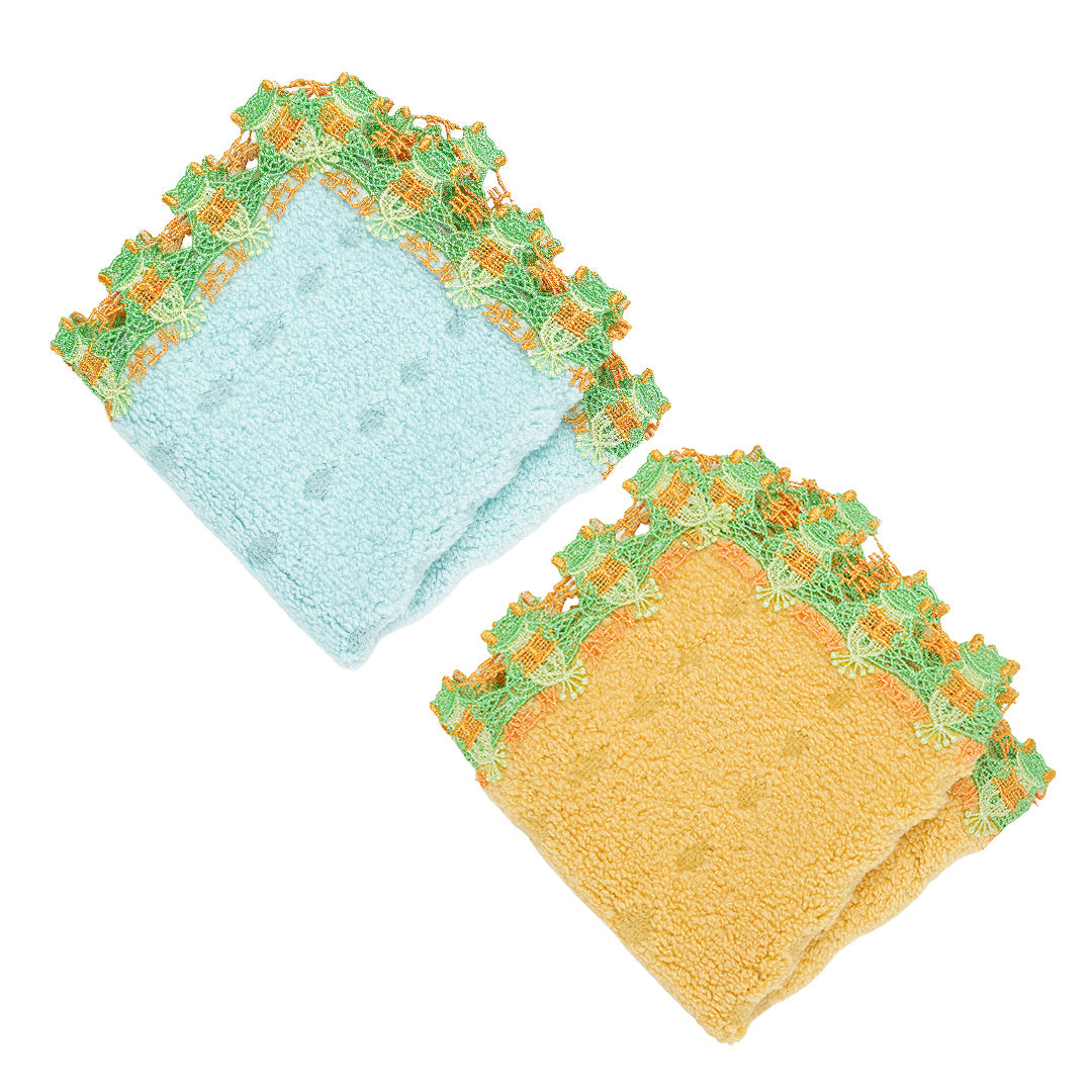 【販売店舗限定】一広×髙島屋×近沢レース店コラボハンカチ/ヨミガエル
