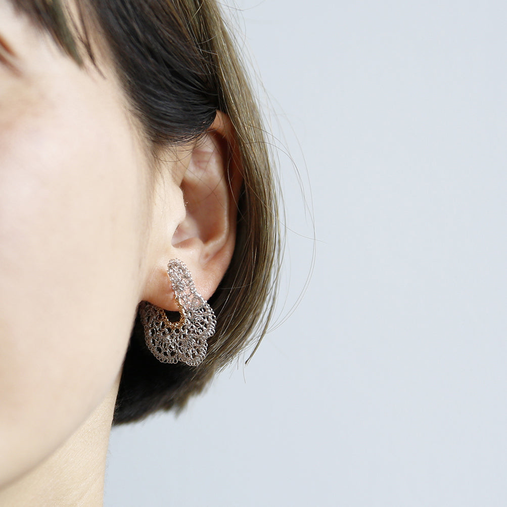 Matsu Earrings／ピアス（シルバー×ゴールド）Takahashi Naomi