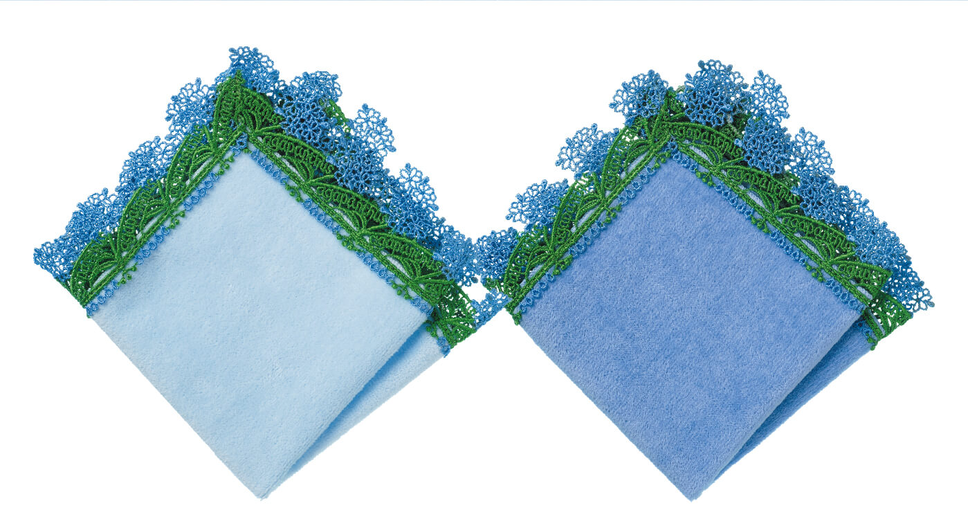 畳んであるハンカチの画像