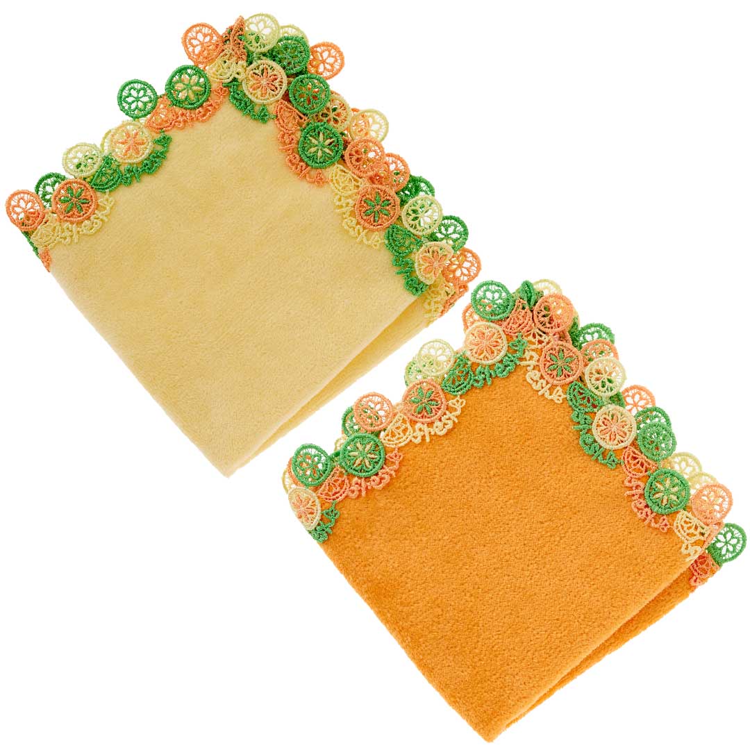 持っているだけで元気が出そう！シーズンタオルハンカチ「シトラス 