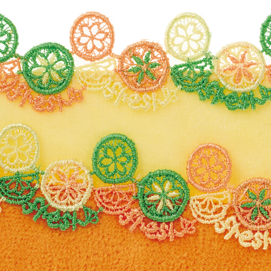 持っているだけで元気が出そう！シーズンタオルハンカチ「シトラス 