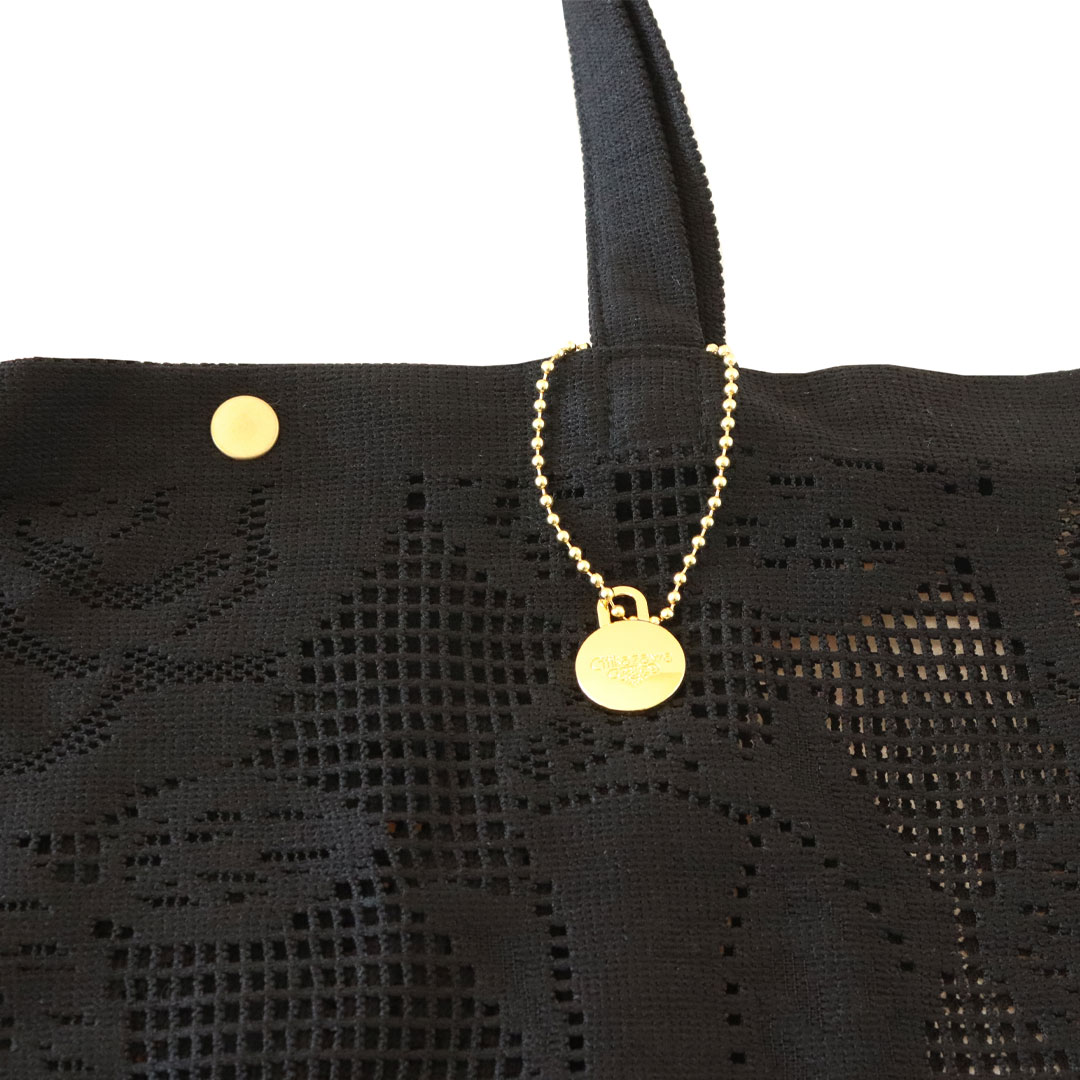 WEB限定】レーストート/ローズヒップ（ブラック） | 横浜元町 近沢レース店 