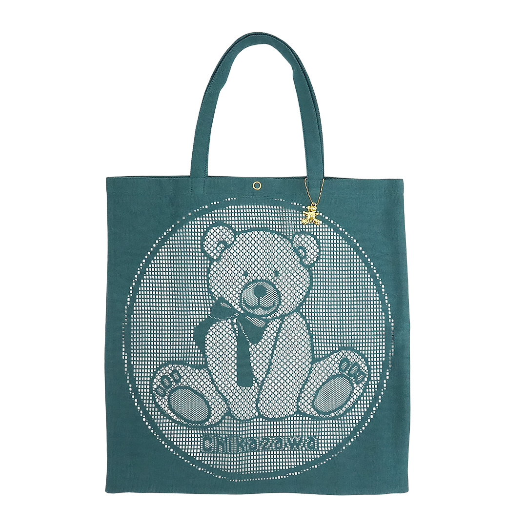 レーストート（スタンダード）/くま（グリーン） | 横浜元町