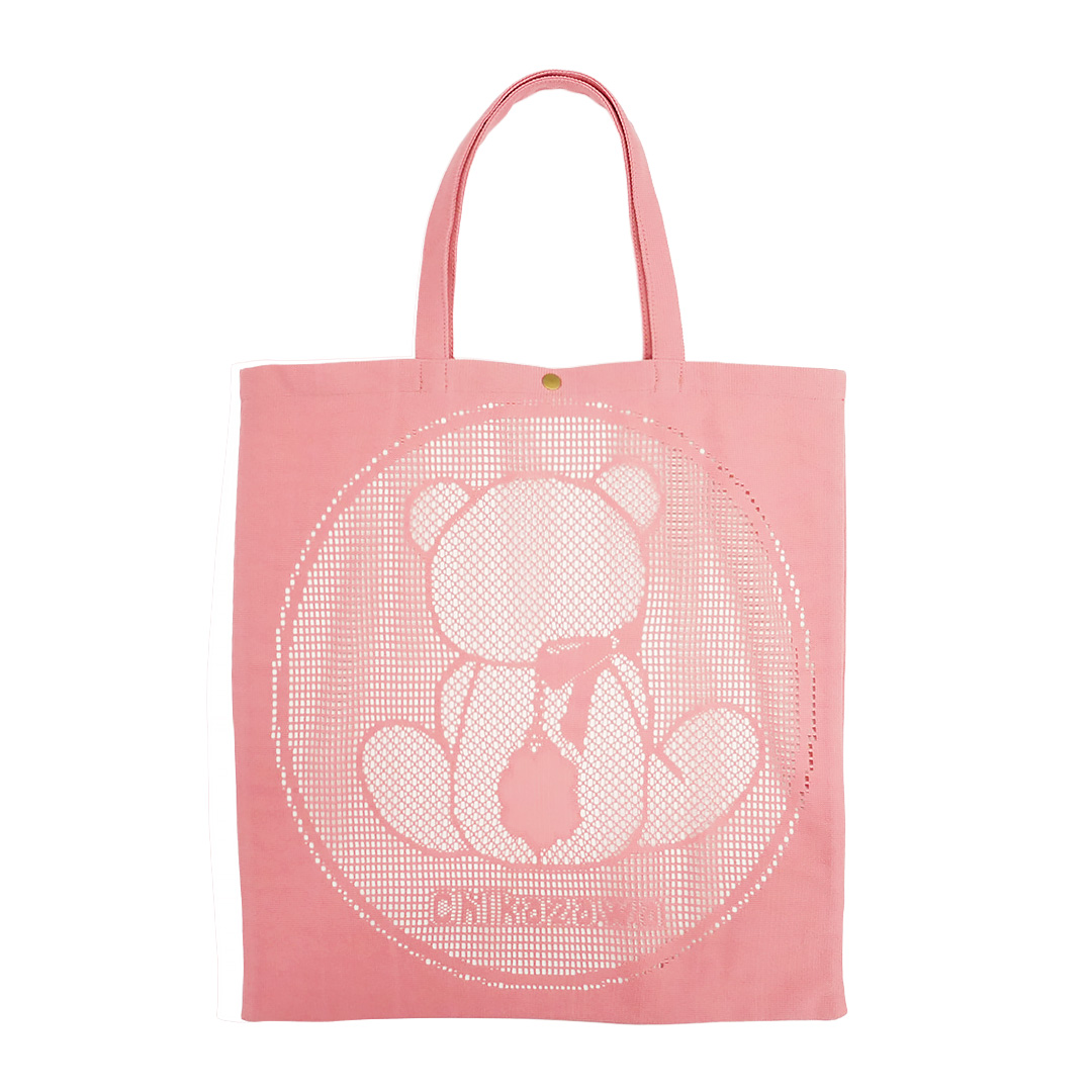 グッチ　NY美術館限定　トートバッグ　エコバッグ　ノベルティ　ピンク グッチ NY美術館限定 トートバッグ エコバッグ ノベルティ