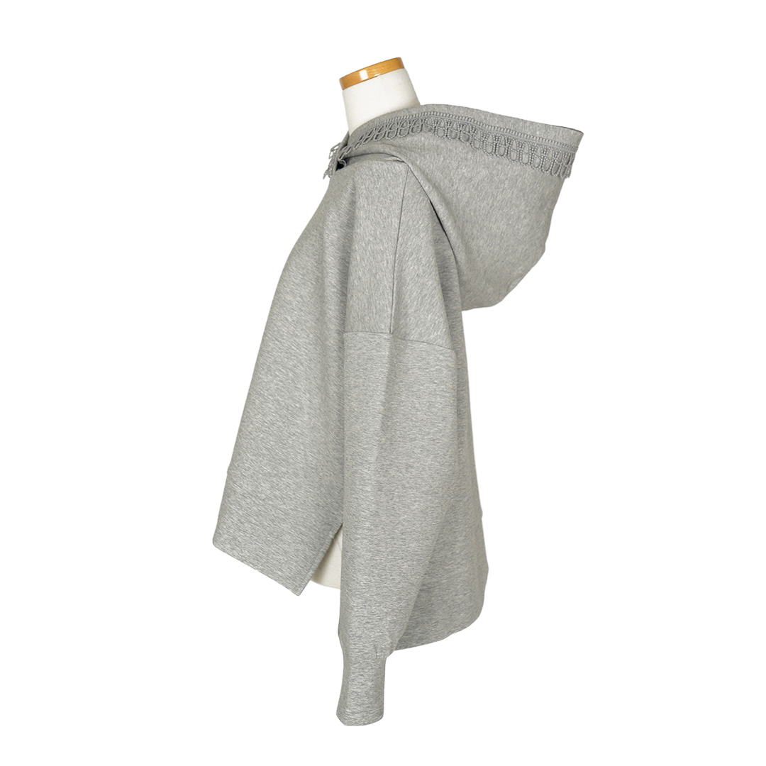 フード付きパーカー/グレー | 横浜元町 近沢レース店