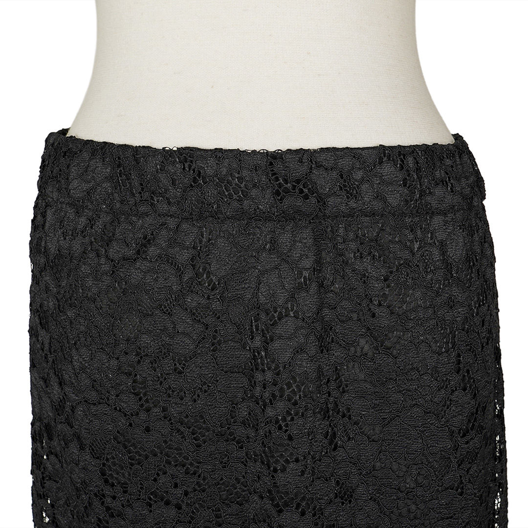 ラッセルレース/スカート（ブラック） | 横浜元町 近沢レース店